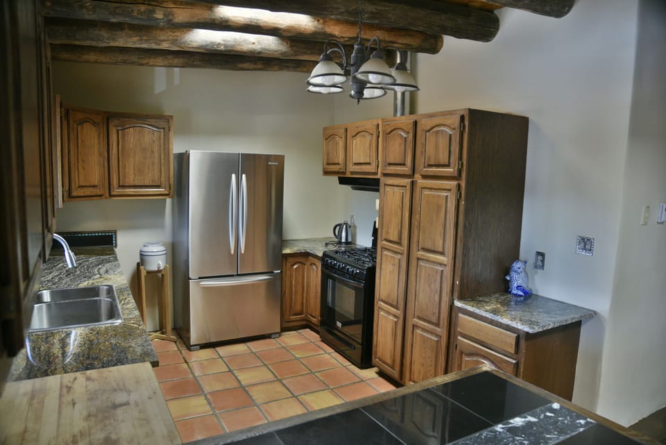 Kitchen with modern appliances
