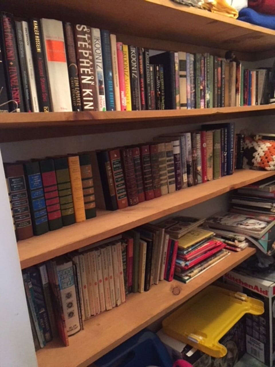 Grab a book from our book shelves