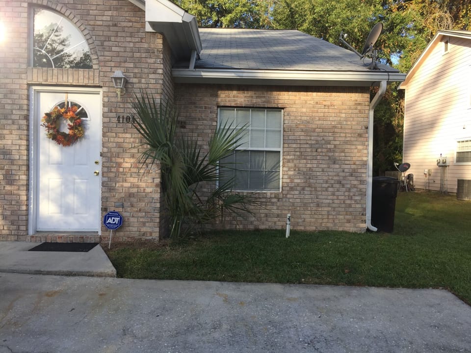 Front of townhouse