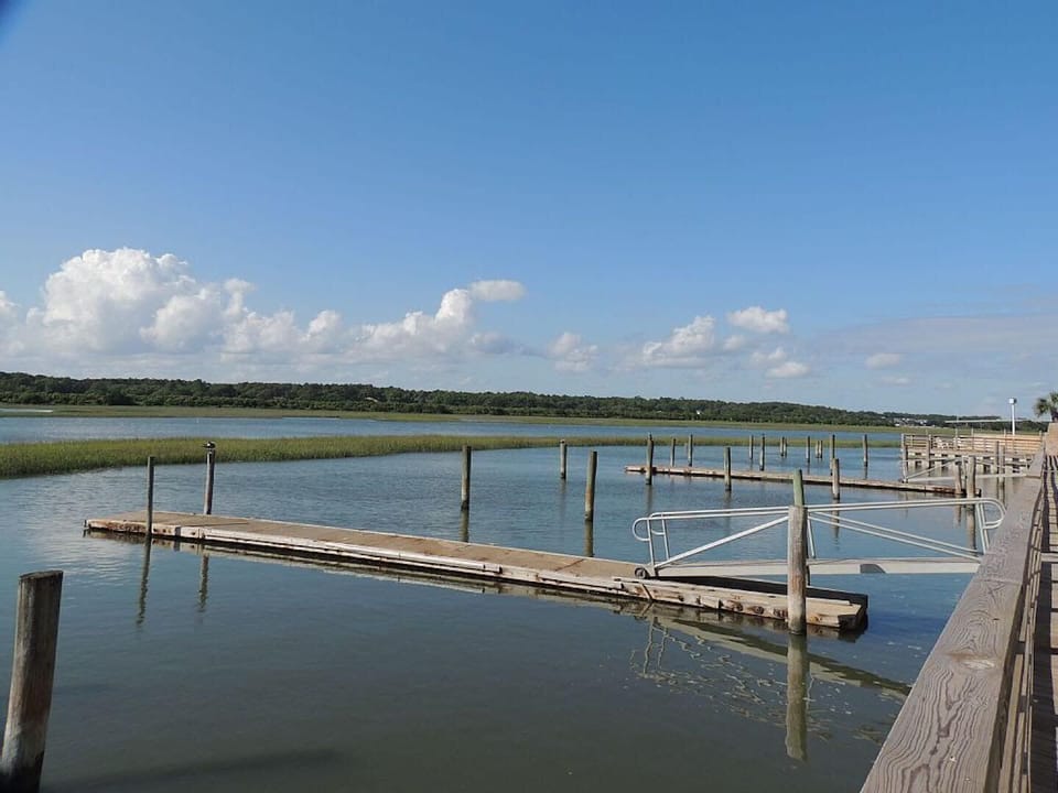 View of intracoastal from boardwalk