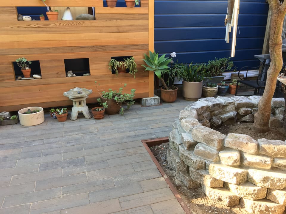 Private Backyard Patio detail