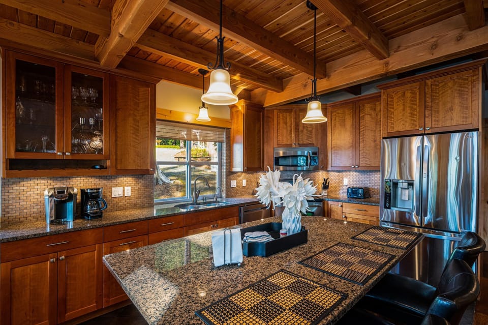 Chef size kitchen.