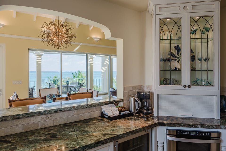 Kitchen with coffee station