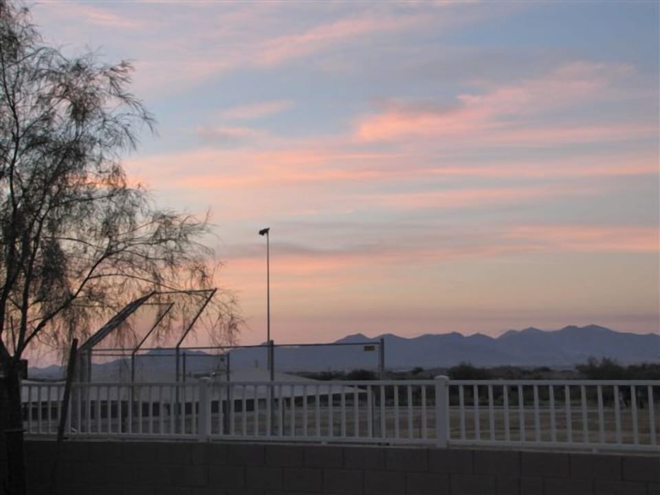 Sunset from the backyard