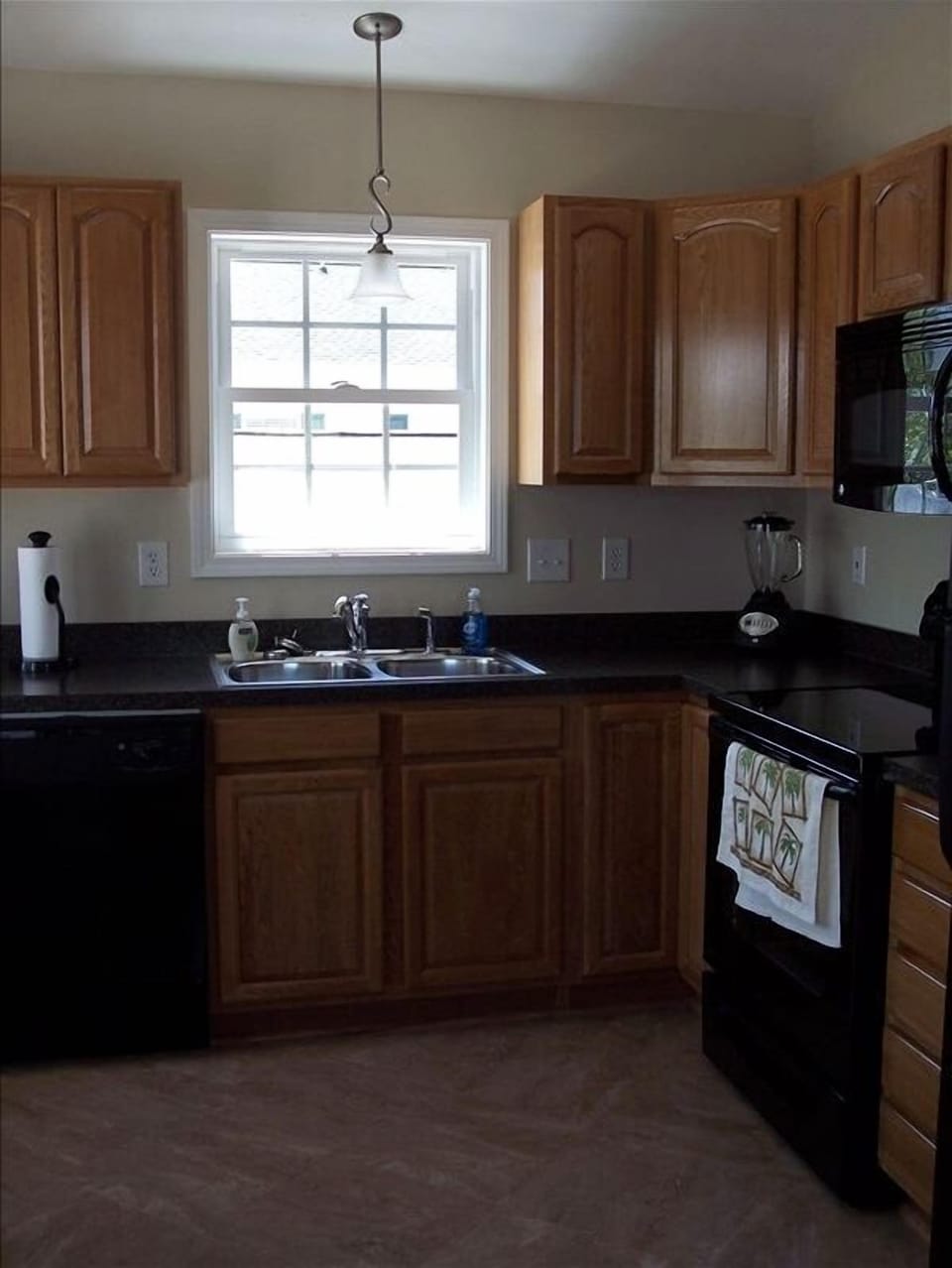 Spacious kitchen with new everything.