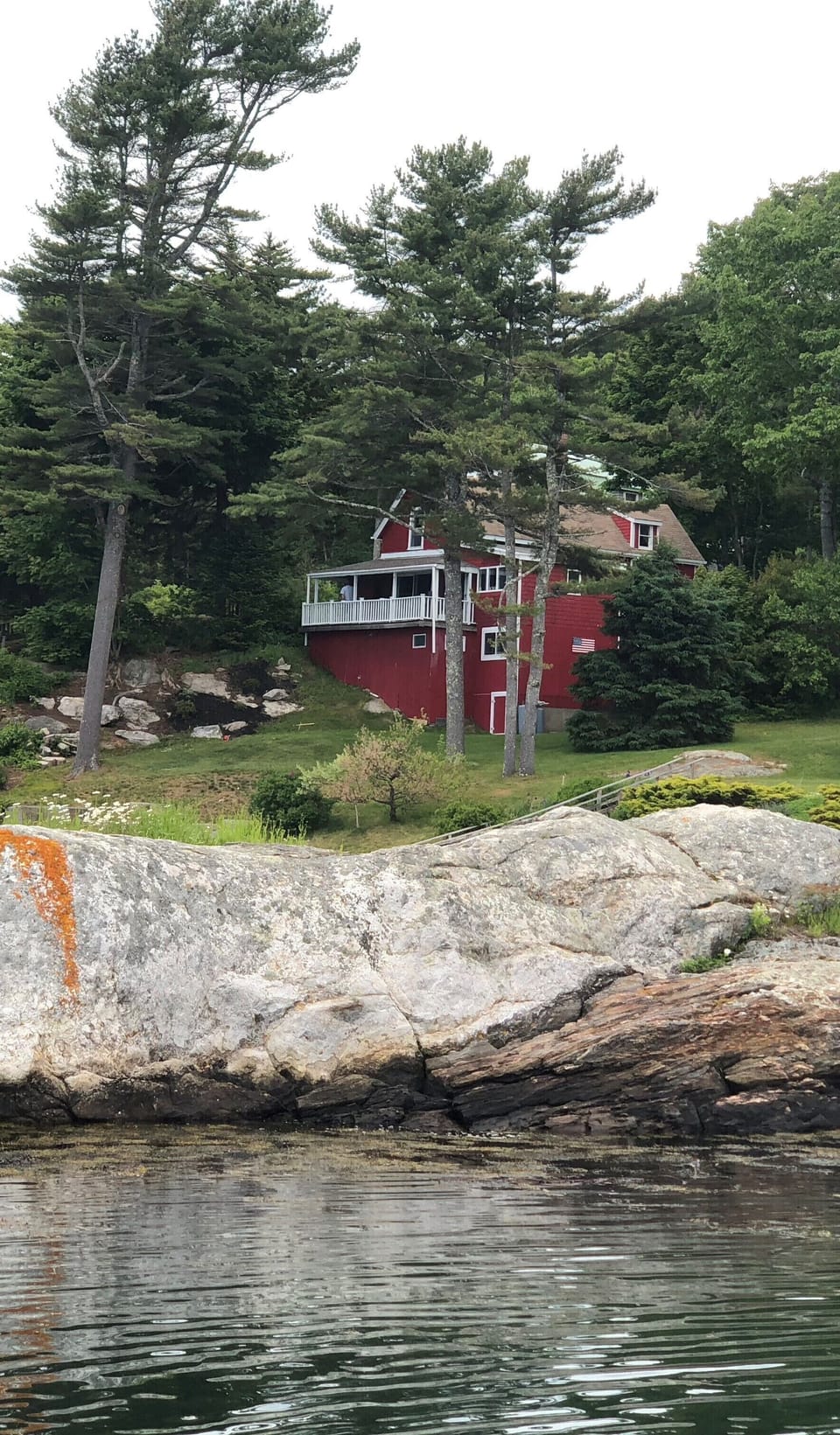 Cottage as viewed from Town Float