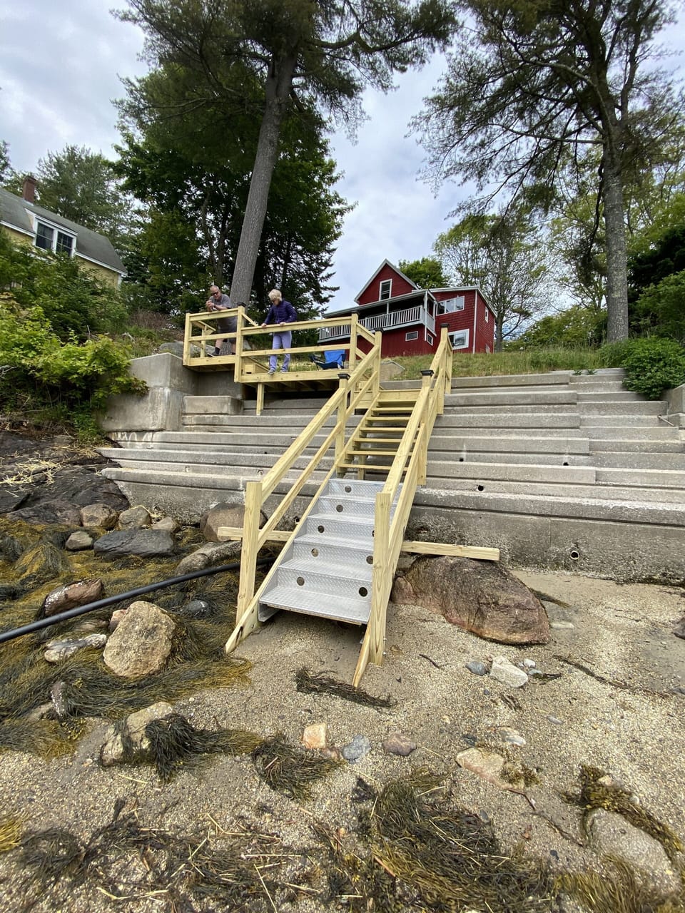 Stairs to beach