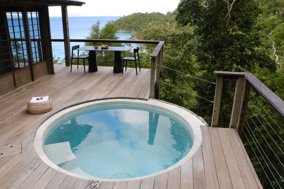 Upper deck with plunge pool