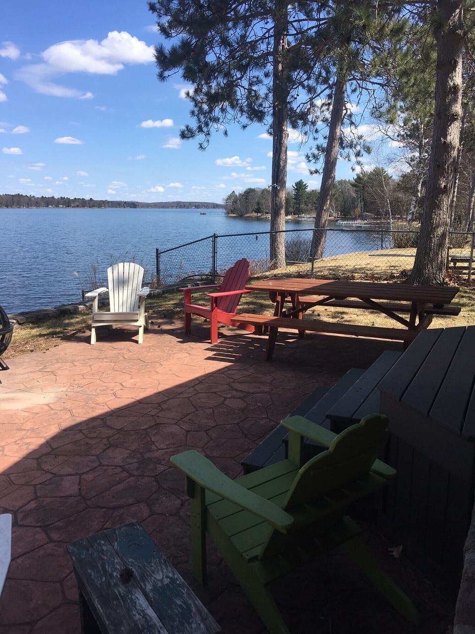 Patio chairs and picnic table new in 2018