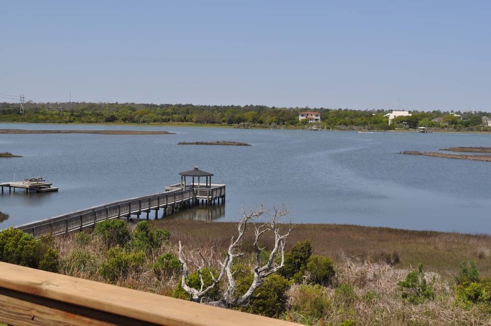 View from master bedroom balcony. Full access to the private gazebo!