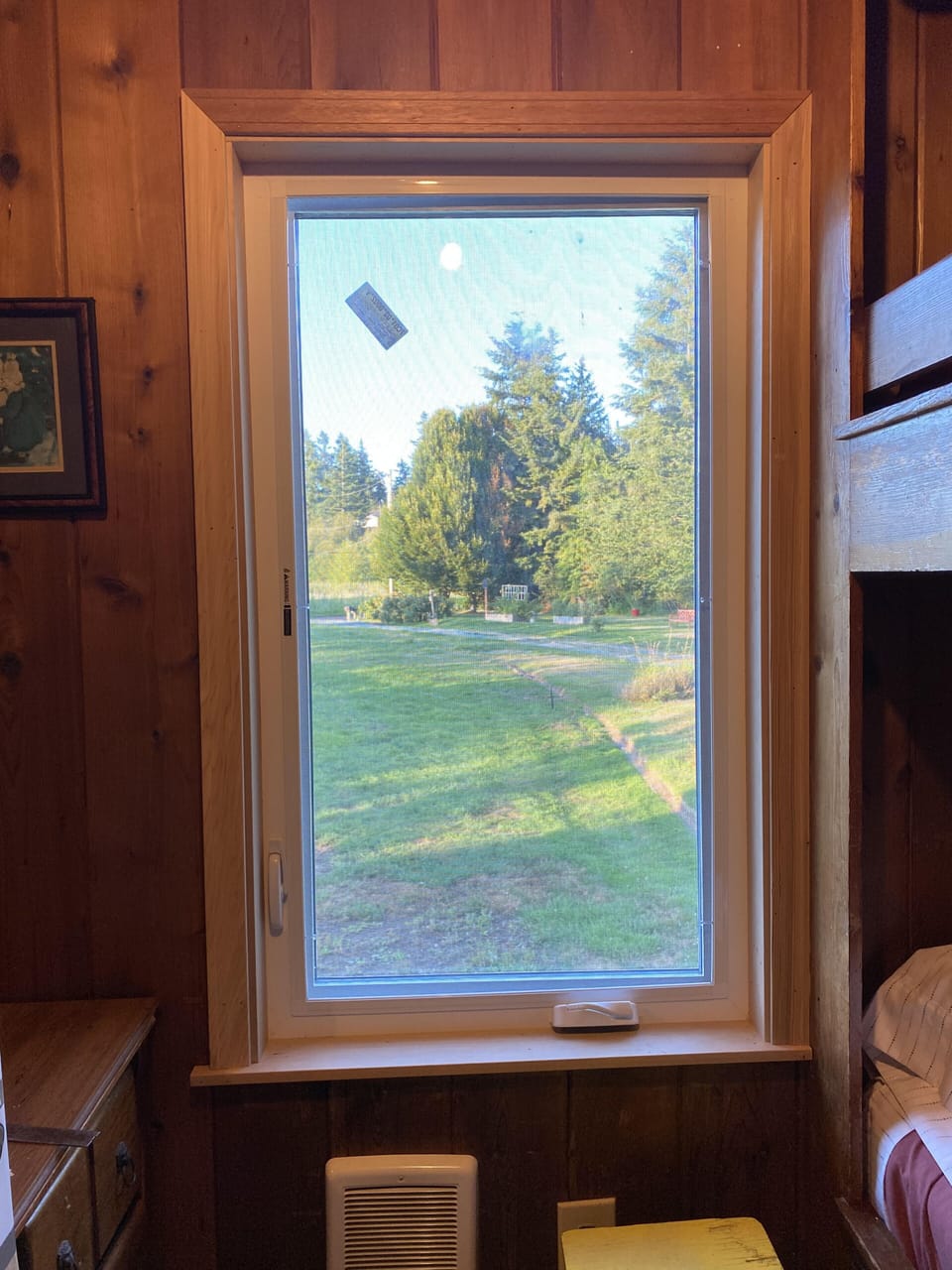 Back "40" view from bunk room