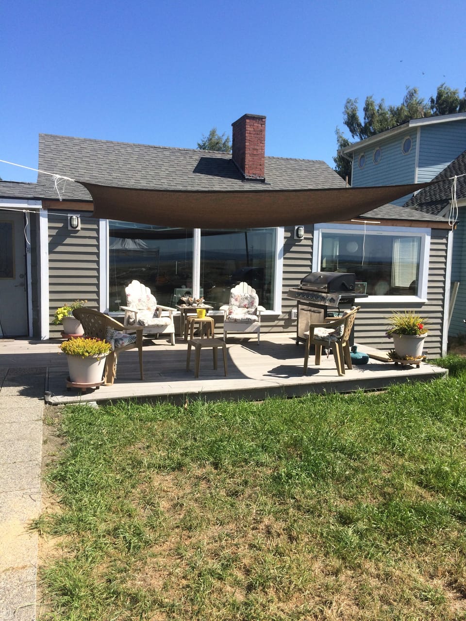 Front of the cabin