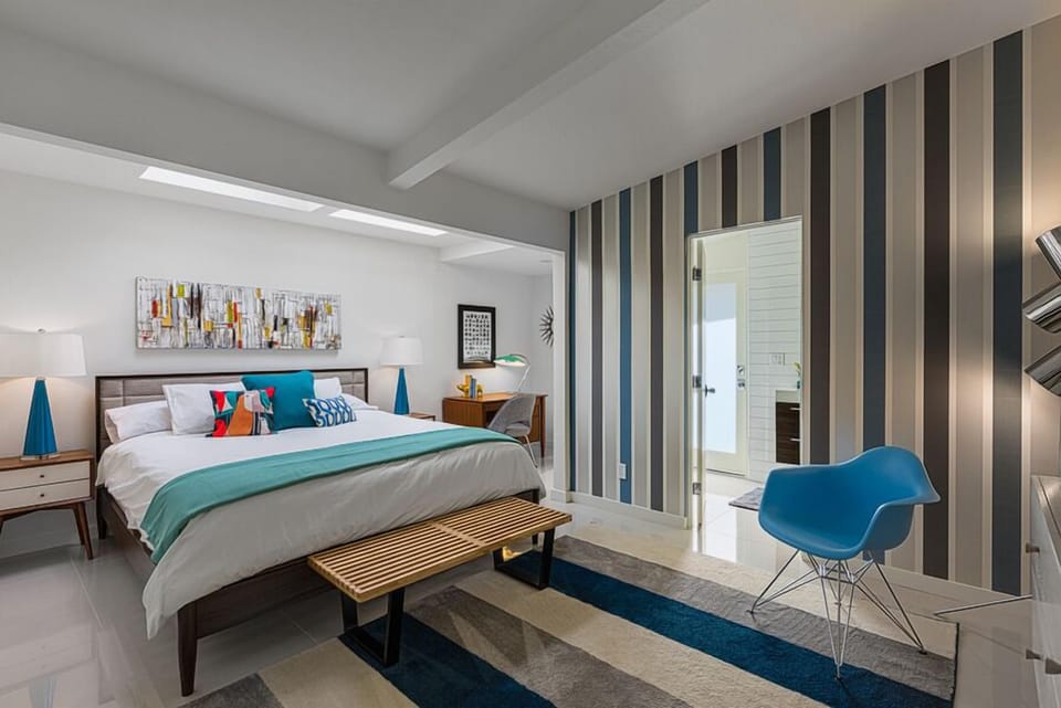 South master retreat with King bed, TV, DVD, desk and ensuite bath