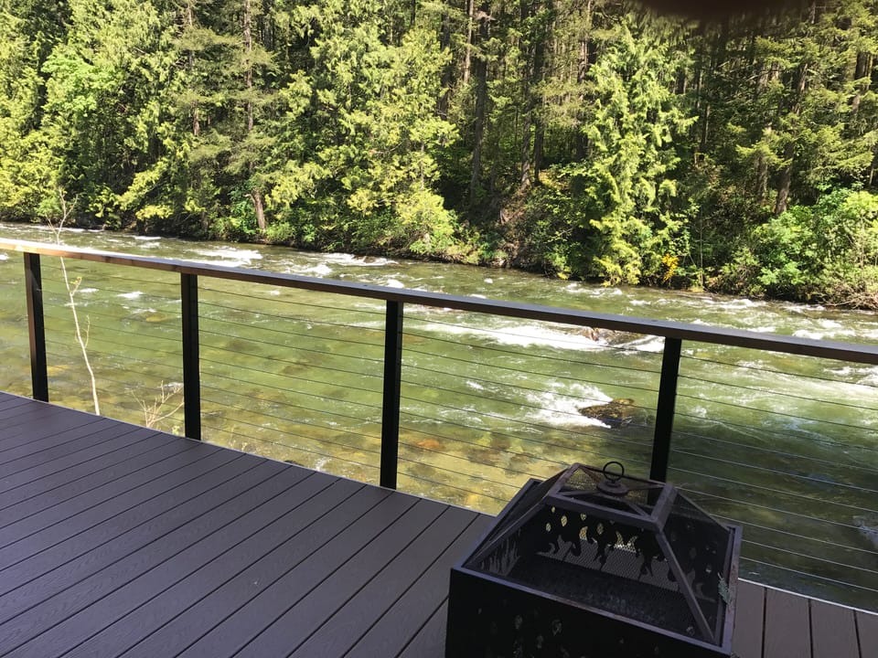River view from the deck