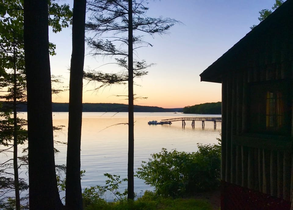 You have access to the dock for swimming and hanging.