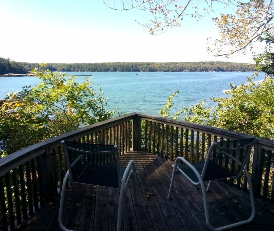 The view in the morning...