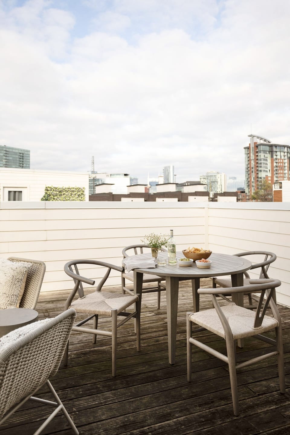 outdoor dining with a view!