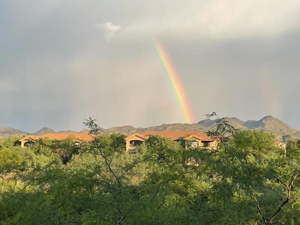 Nestled in the desert—adjacent to Vistoso Trails Nature Preserve