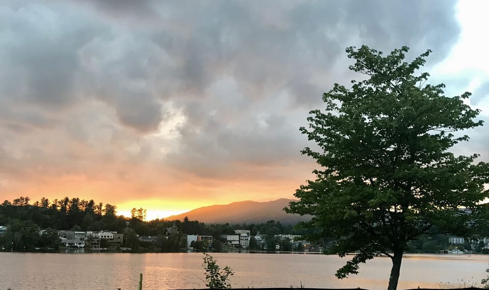 Mirror Lake at Sunset