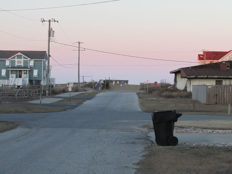 Driveway to beach access