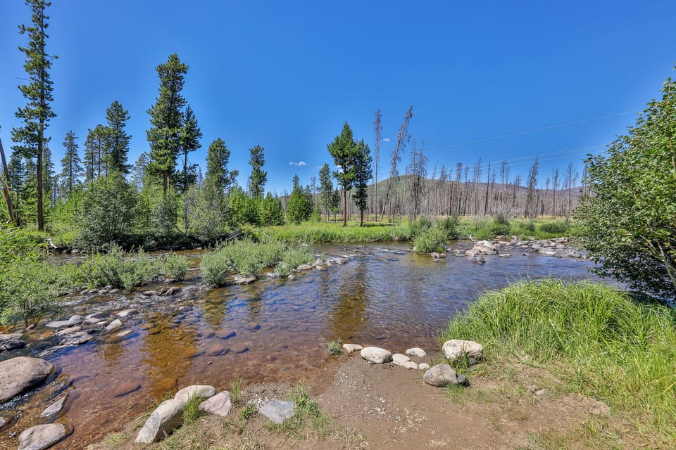 Our private swimming area and incredible flyfishing spot on the Colorado River