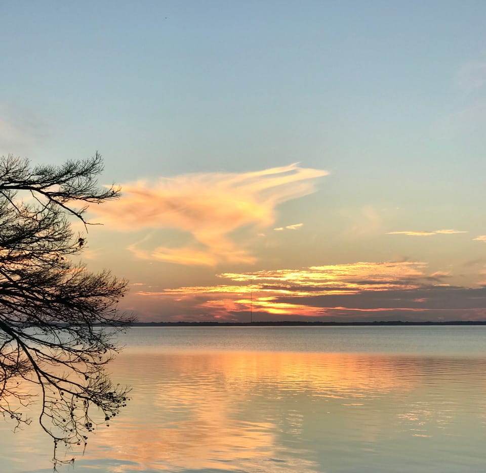 Sunsets on the sound (just a quarter mile walk)