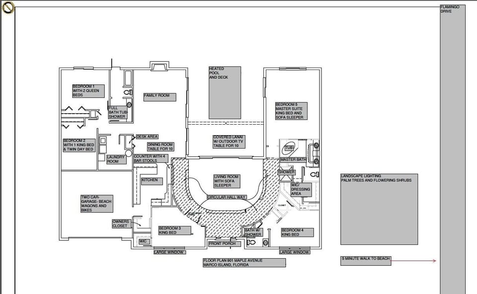 Floor Plan of the Home