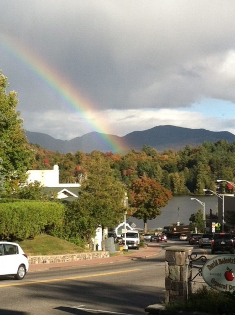 Rainbow over Mirror Lake