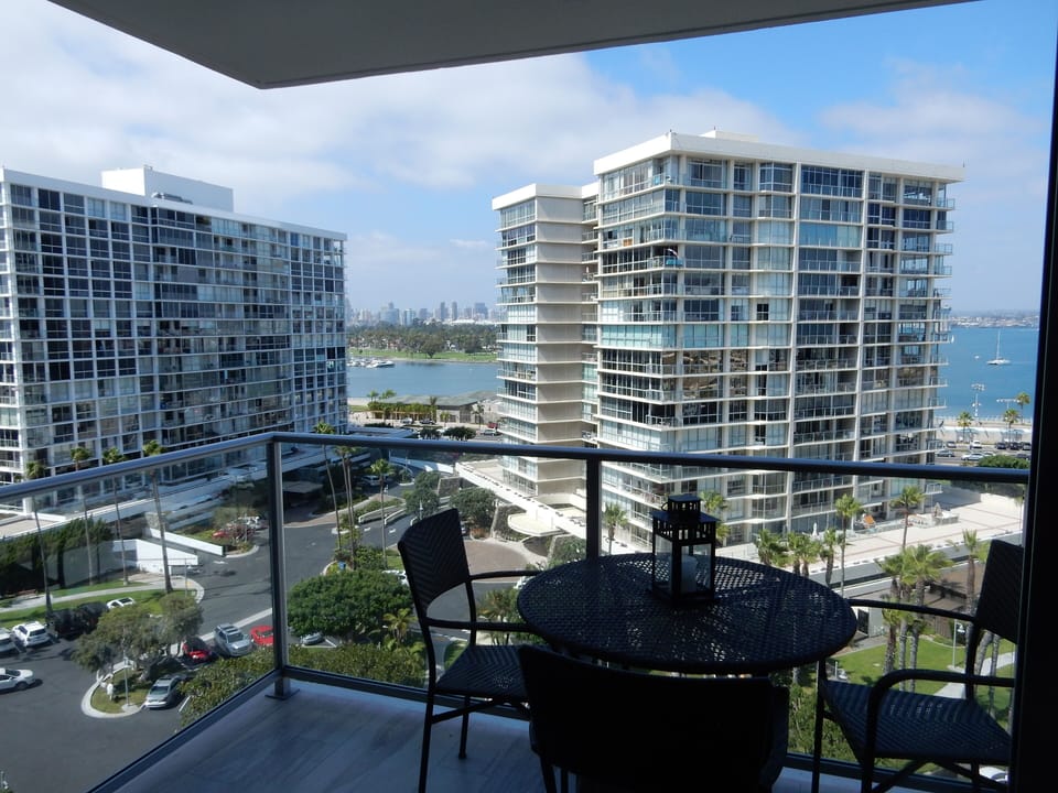 views from balcony