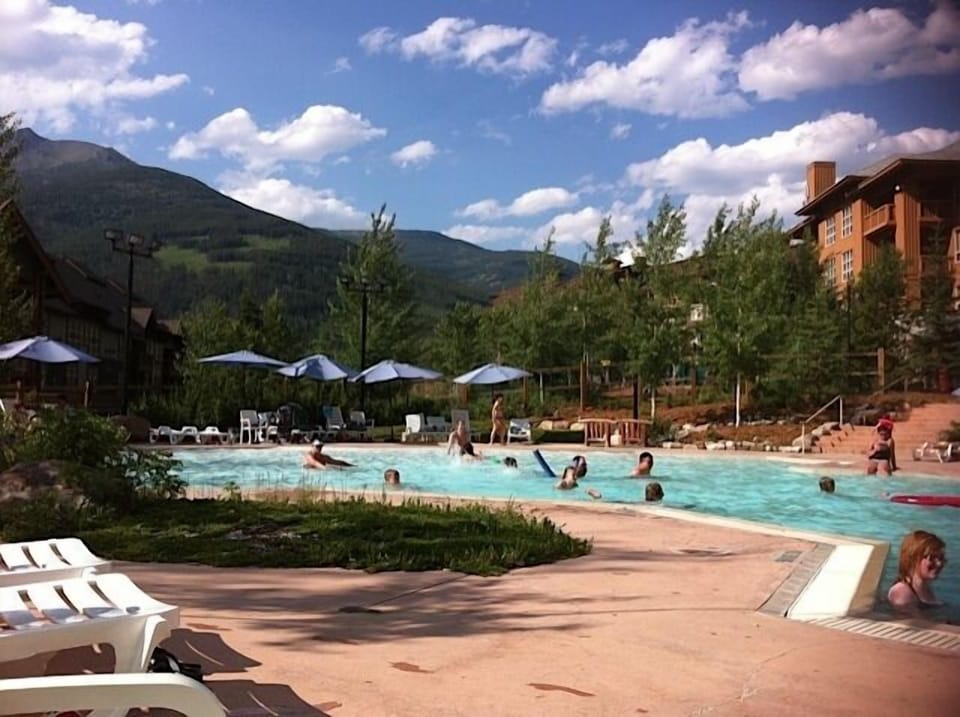 Upper pools in summer