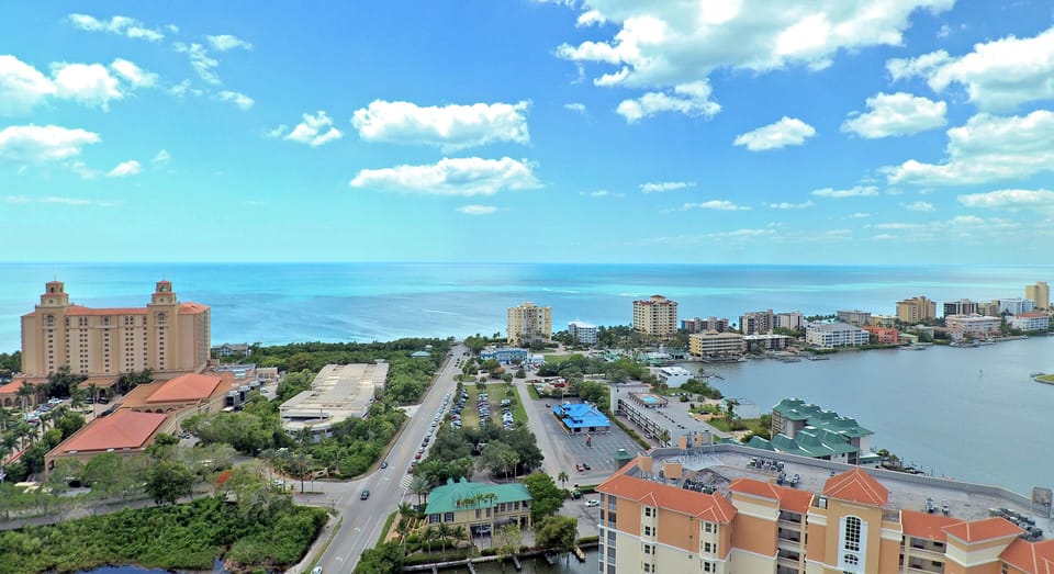 Aerial View to Beach