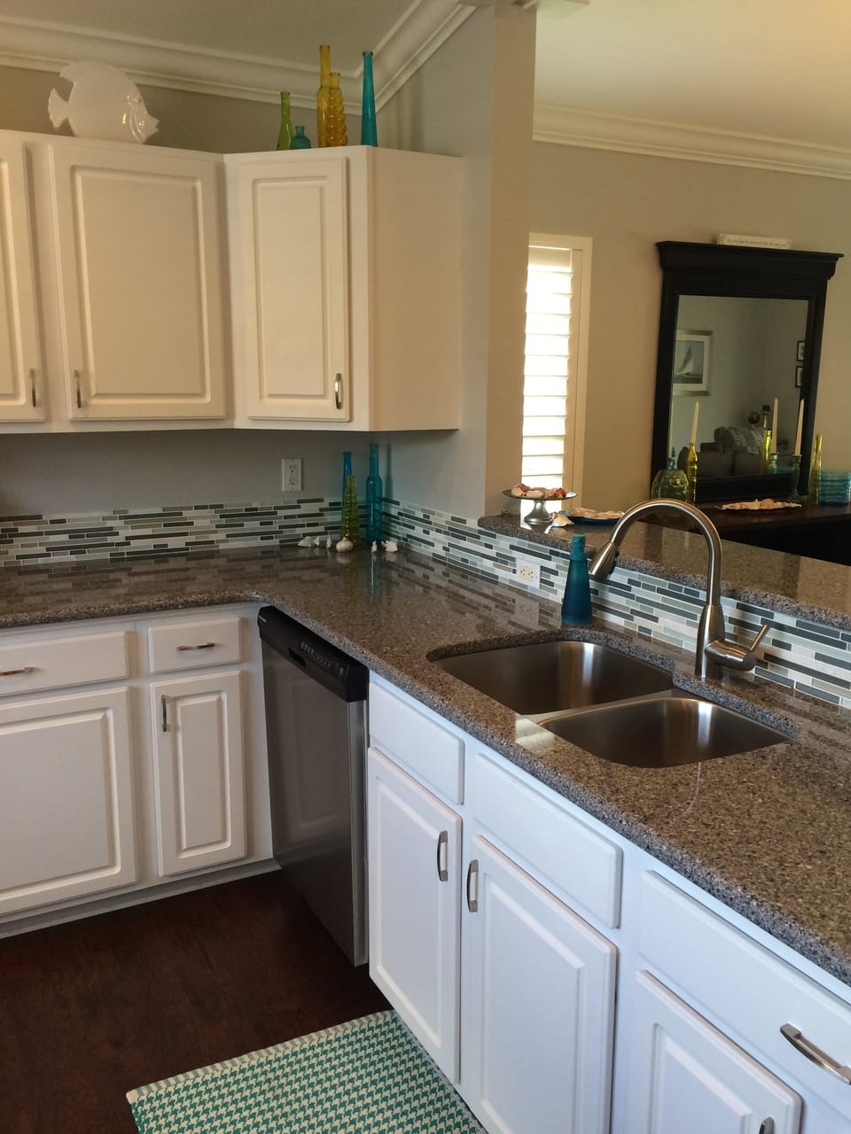 Updated kitchen which opens into the great room.