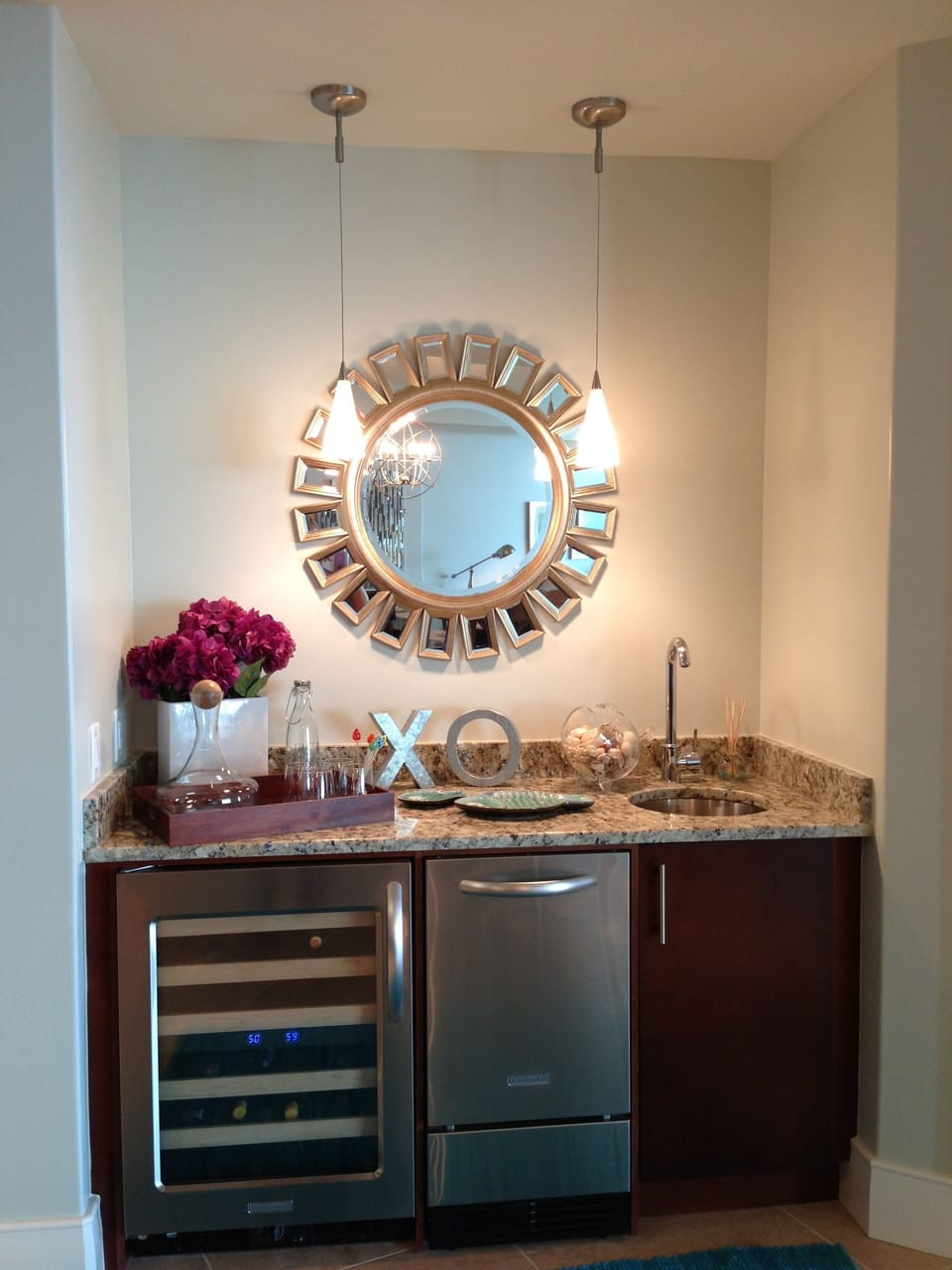 Keep your wine and champagne the right temperature all the time...