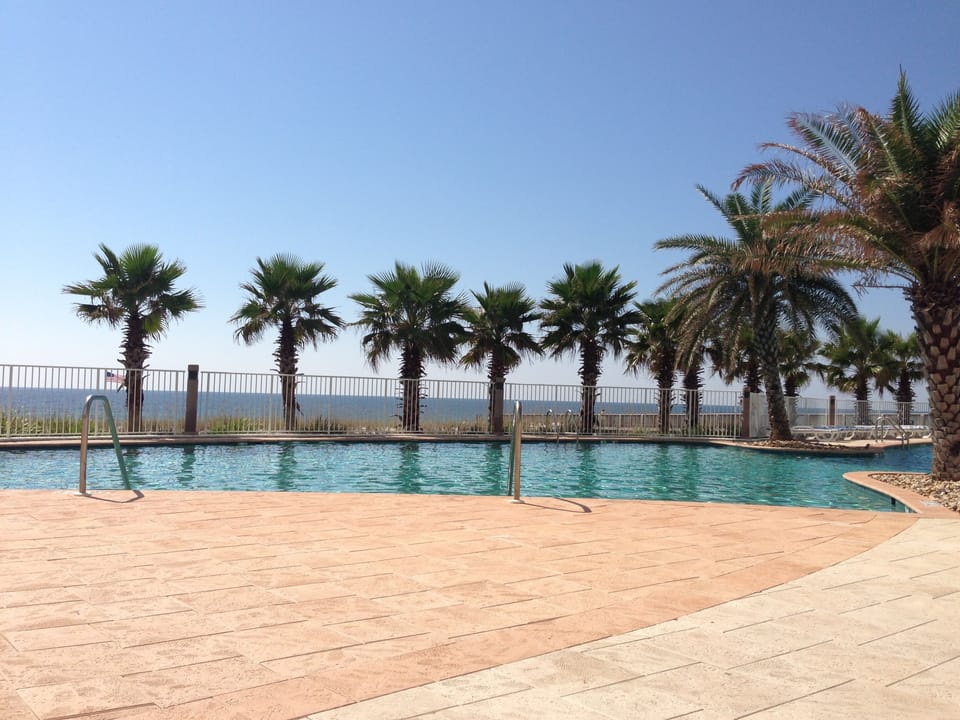 Actually see the Gulf from your pool chair!!