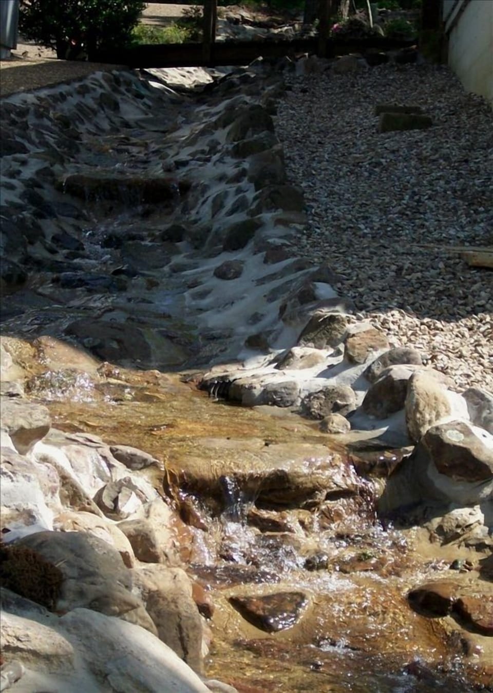 The babbling brook will soothe and relax you after a hard day's golf.
