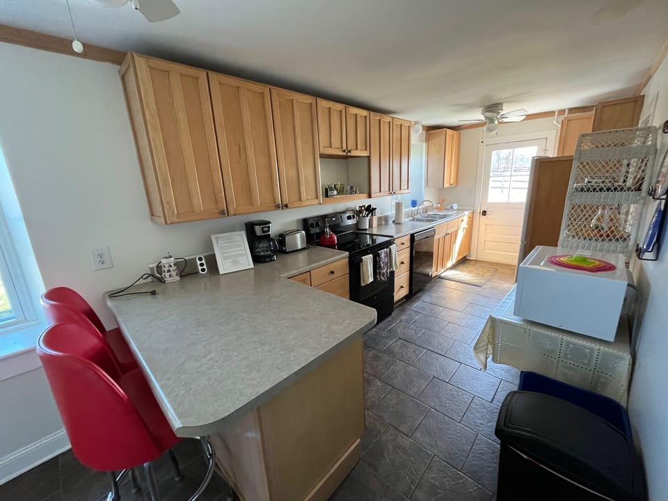 Galley style kitchen
