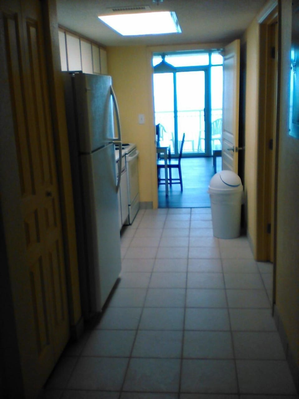 Unit is very spacious.  See the beautiful ocean as soon as you enter the unit.  