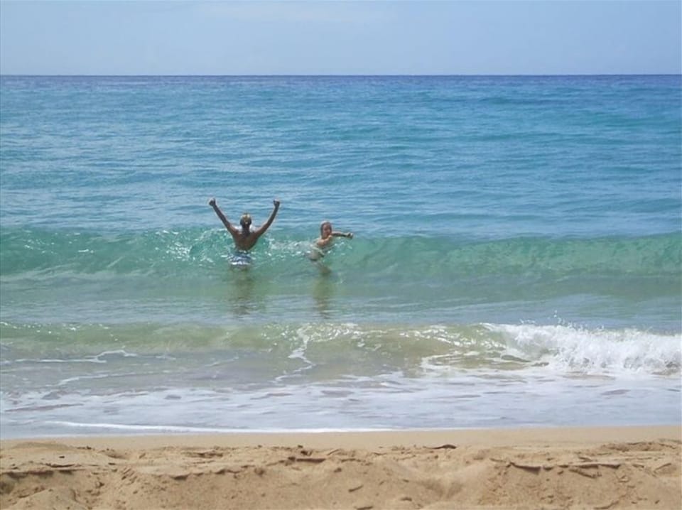 Awesome surfing/body surfing/boogie boarding for the whole family--FUN FUN FUN!!