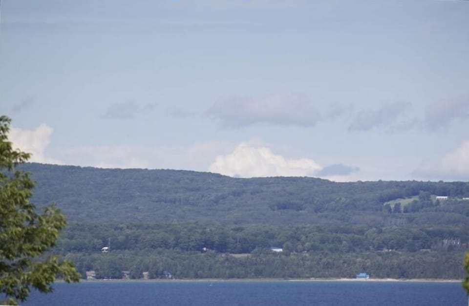 Little Traverse Bay is a short walk away and can be seen from the cottage.