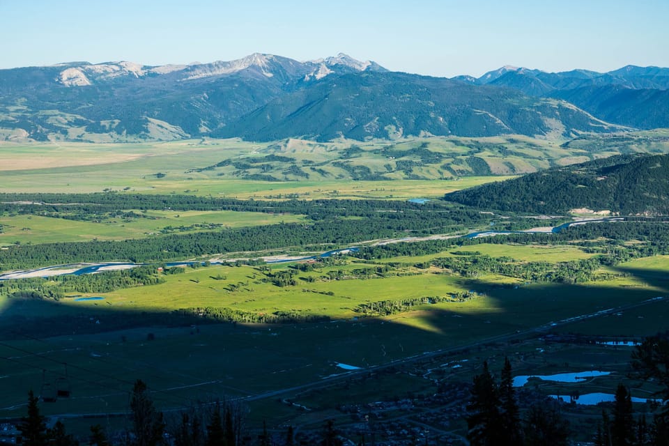 views from top of the gondola