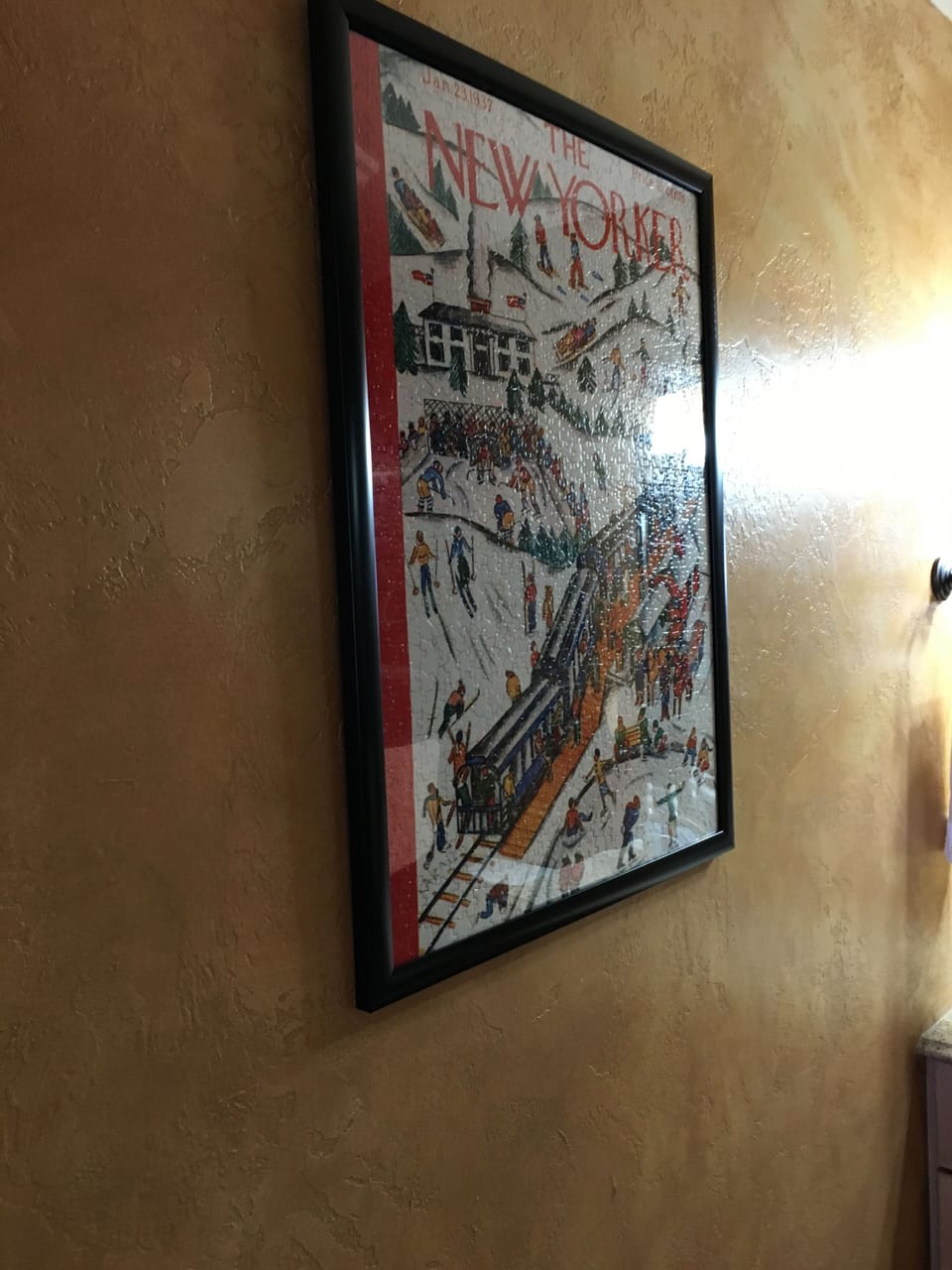 New Yorker Ski Train Puzzle.