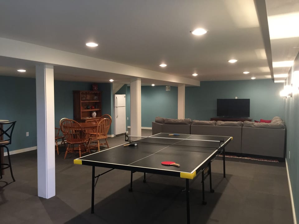 Finished basement. 