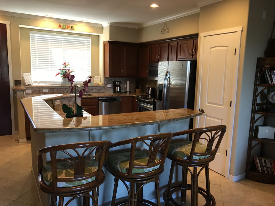 Bar and Kitchen - Open floor plan
