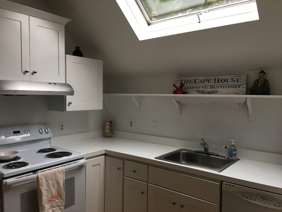 Well stocked kitchen with new appliances