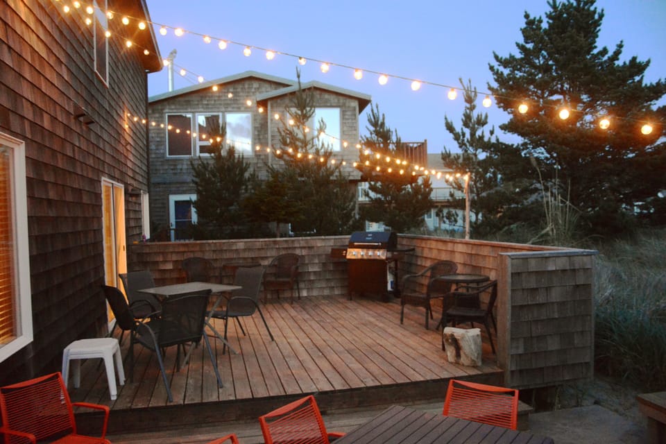 Deck at night