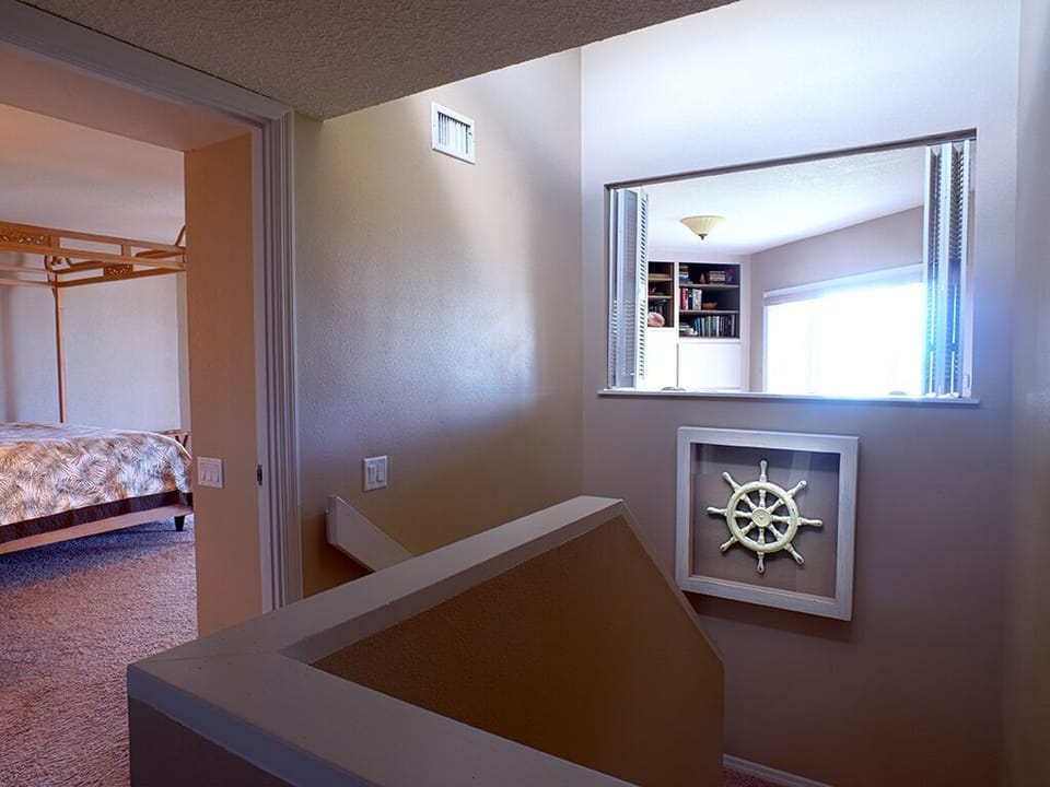 landing outside master bedroom