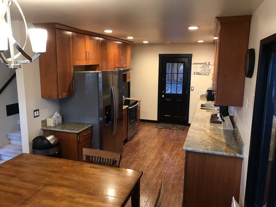 Fully stocked kitchen for cooking for a crowd or simply snacking!