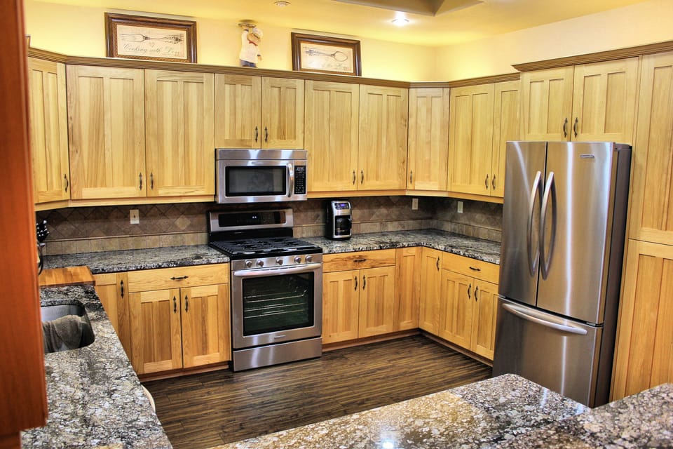 our large open kitchen
