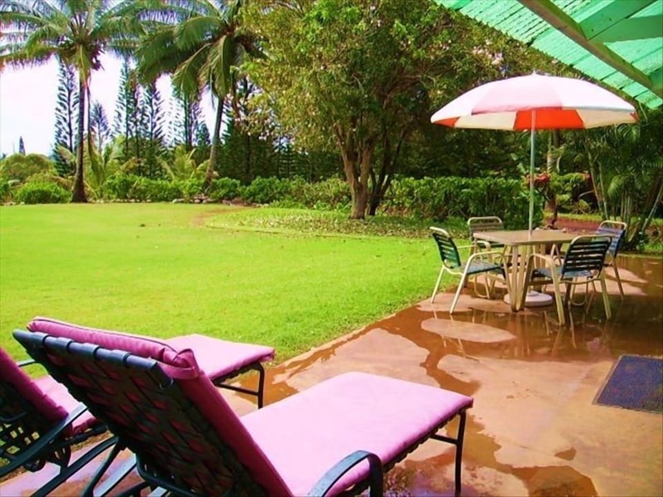 Front lanai facing the ocean