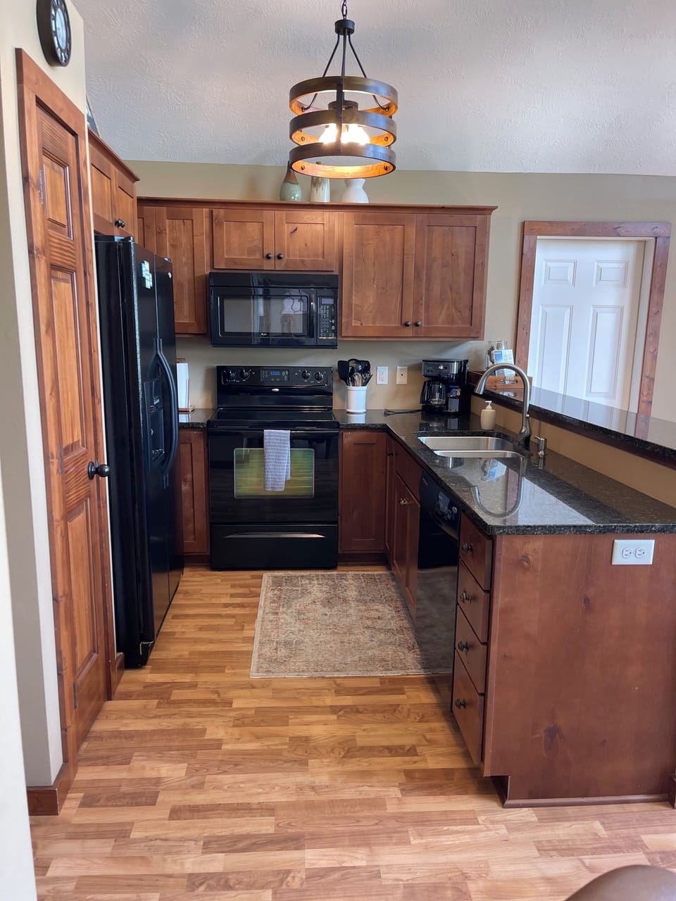 Kitchen will full size appliances including dishwasher. Pantry closet.